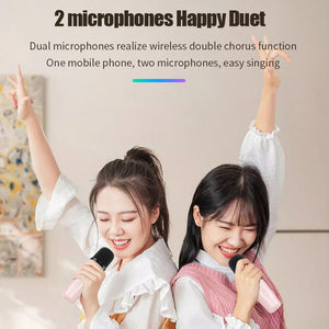 RGB Karaoke Bluetooth Speaker - HETDUS