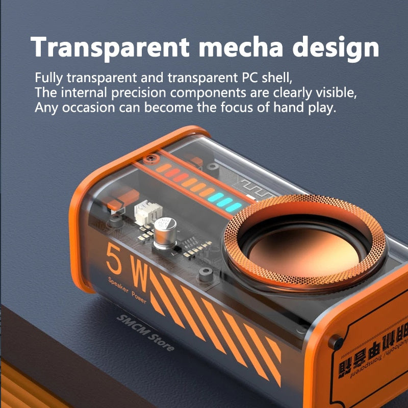 Transparent Mini Wireless Speaker
